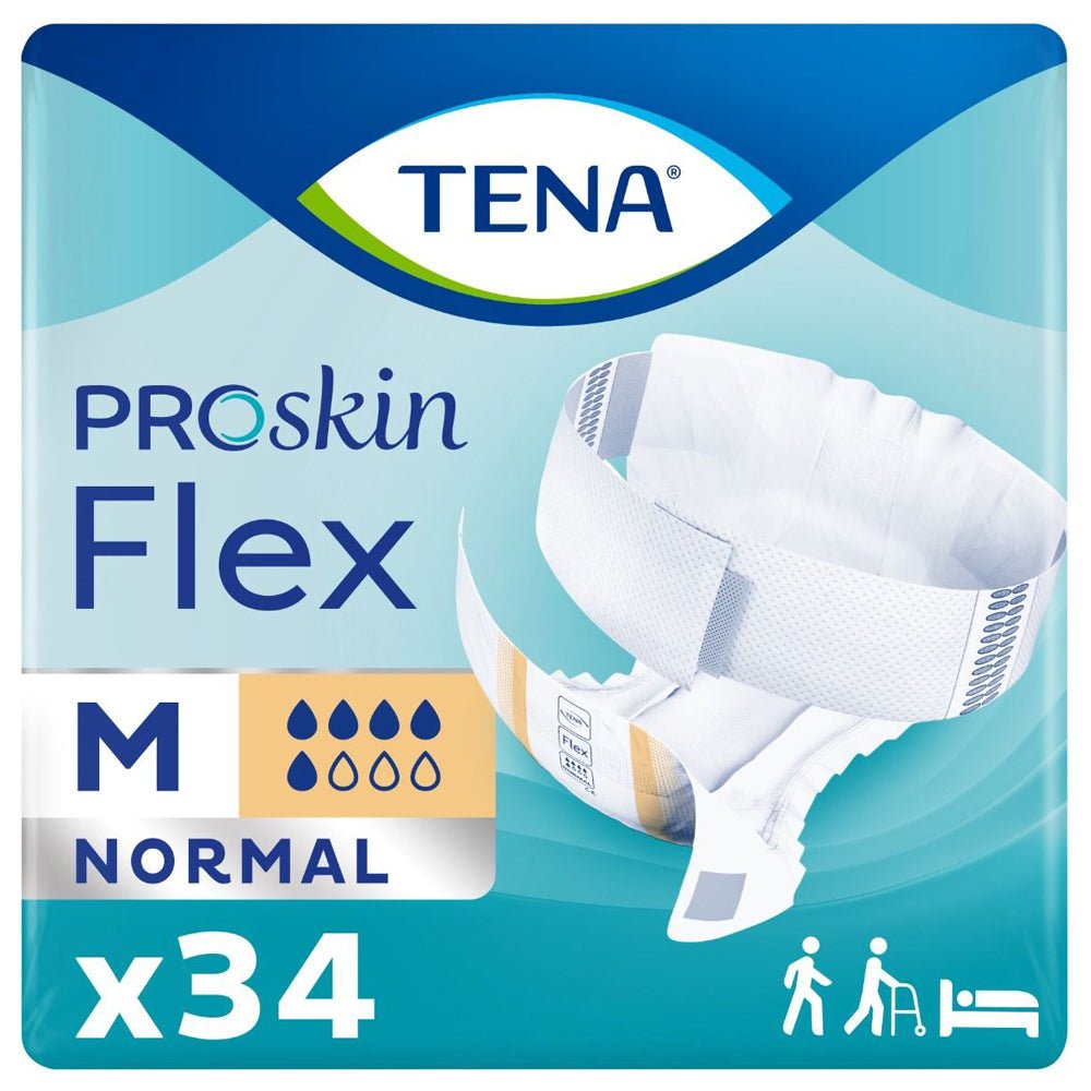 TENA ProSkin Flex Normal Medium (1300ml) 34 Pack - Discount Medical
