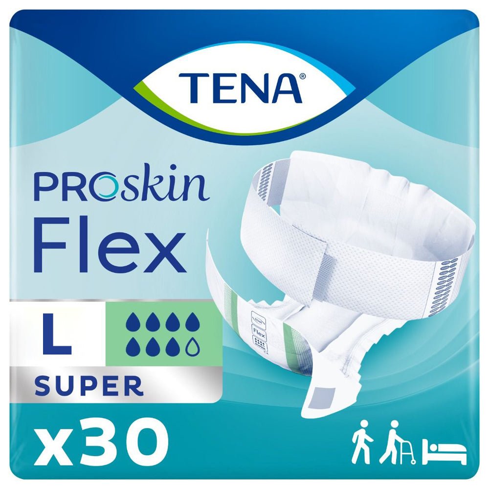 TENA ProSkin Flex Super Large (2500ml) 30 Pack - Discount Medical