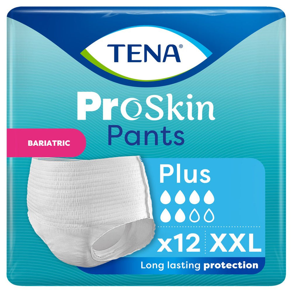 TENA ProSkin Pants Bariatric Plus XXL - 12 Pack - Discount Medical
