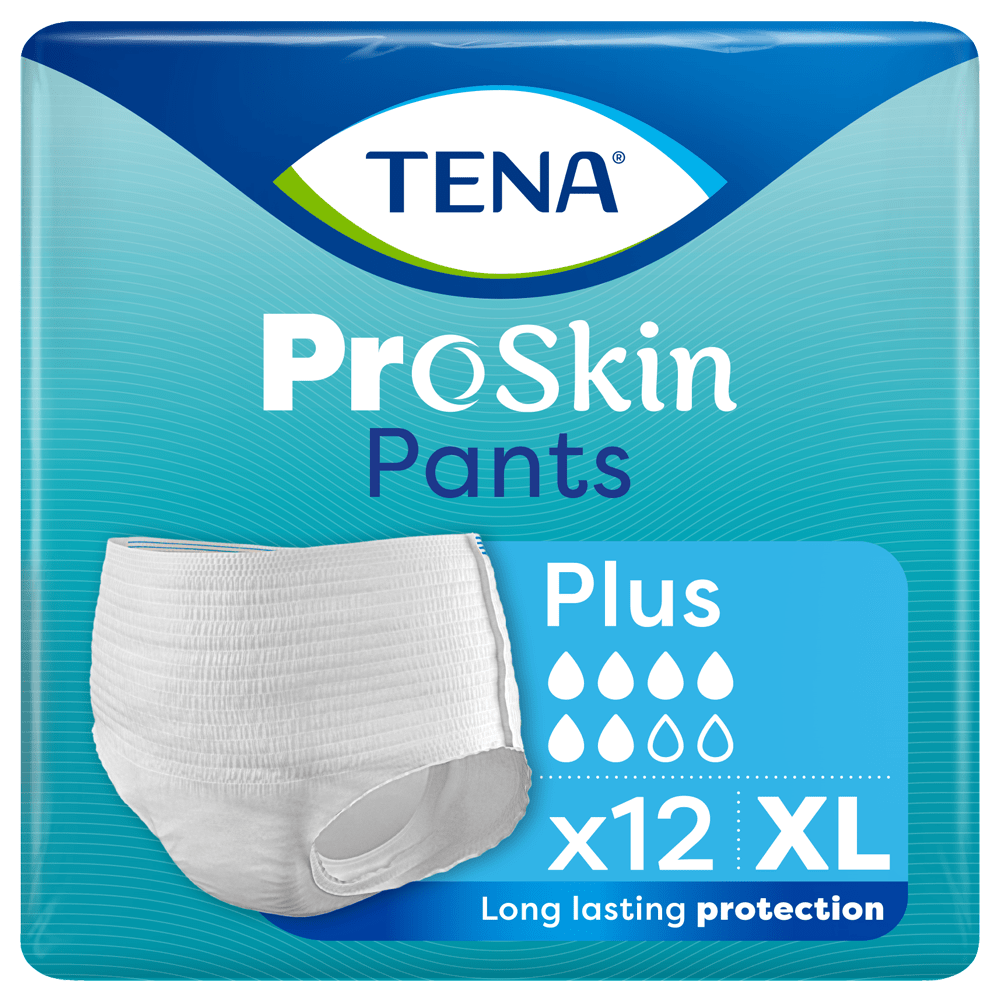 TENA ProSkin Pants Plus Extra Large (XL) 12 Pack - Discount Medical