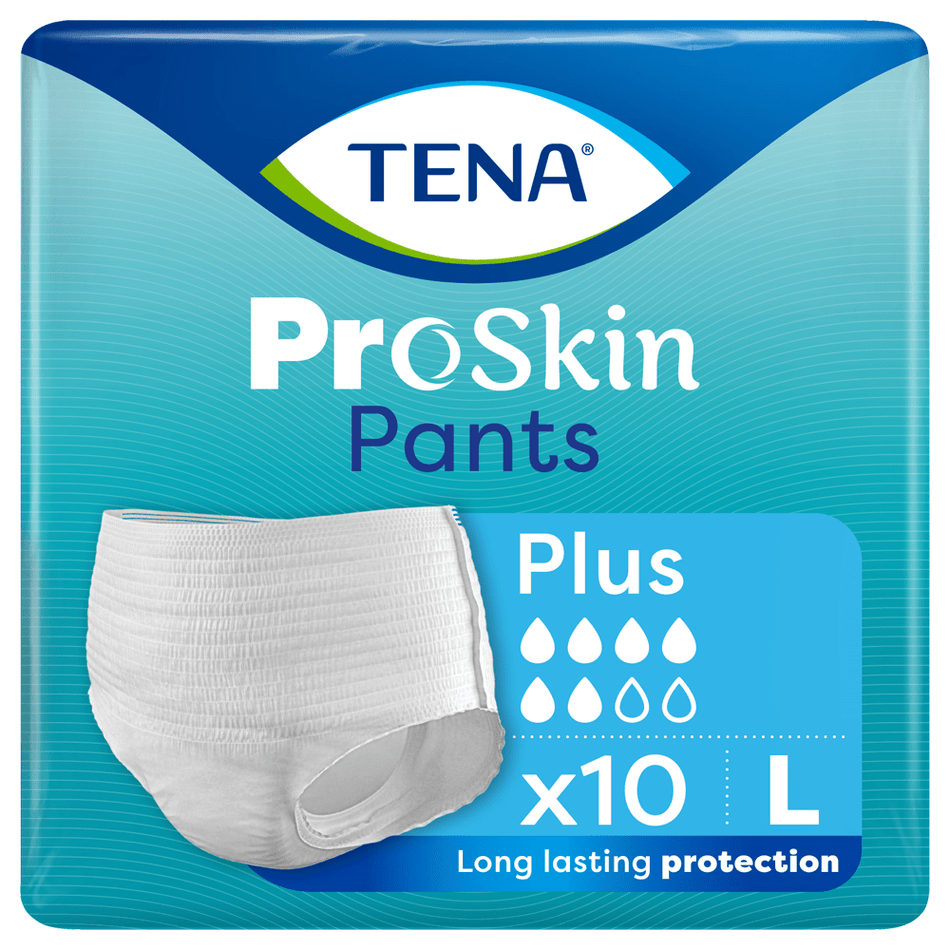 TENA ProSkin Pants Plus Large - 10 Pack - Discount Medical