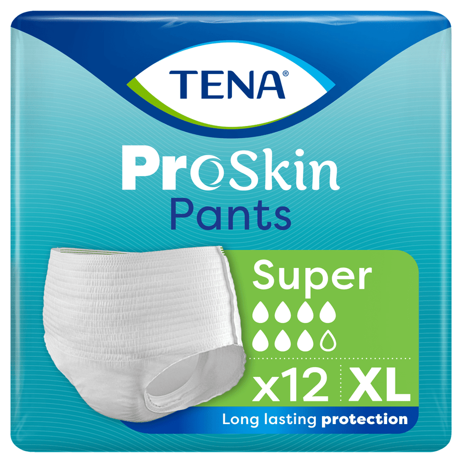 TENA ProSkin Pants Super Extra Large (XL) 12 Pack - Discount Medical