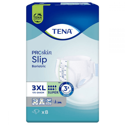 TENA ProSkin Slip Bariatric Super 3XL - 8 Pack