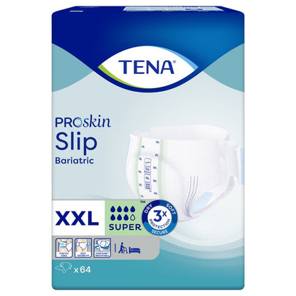 TENA ProSkin Slip Bariatric Super XXL (2900ml) 2 Packs of 32 - Discount Medical