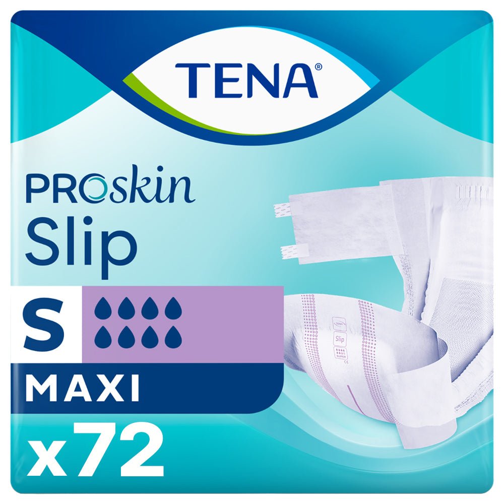 TENA ProSkin Slip Maxi Small (2180ml) 3 Packs of 24 - Discount Medical