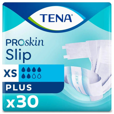 TENA ProSkin Slip Plus Extra Small (XS) - 30 Pack