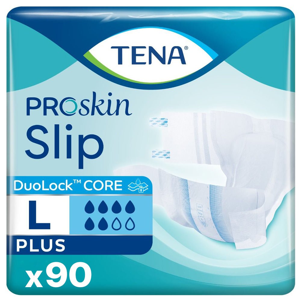 TENA ProSkin Slip Plus Large (2350ml) 3 Packs of 30 - Discount Medical