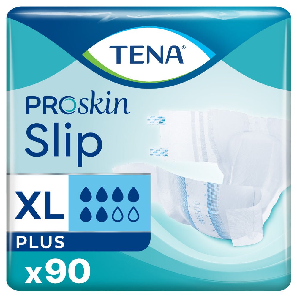 TENA ProSkin Slip Plus XL (2500ml) 3 Packs of 30 - Discount Medical