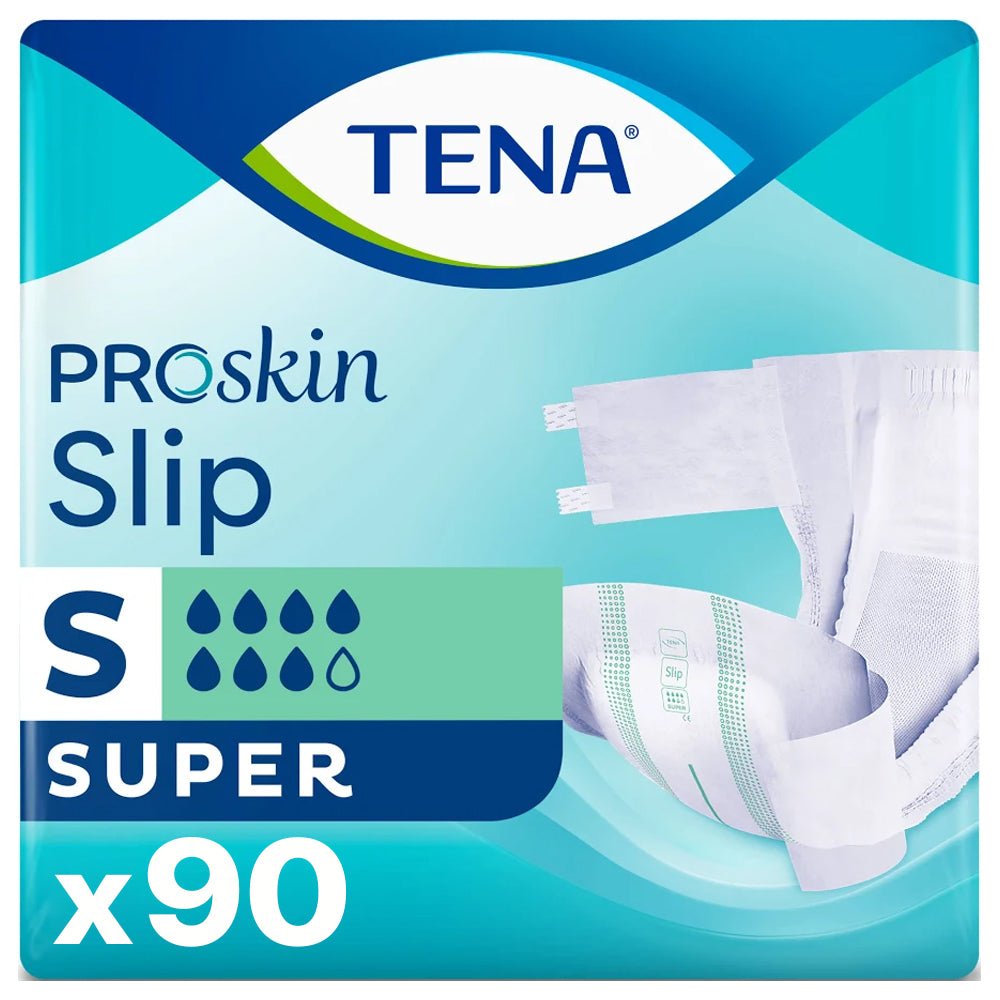 TENA ProSkin Slip Super Small (1800ml) 3 Packs of 30 - Discount Medical