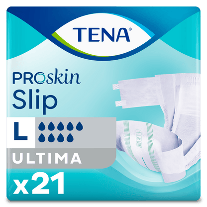 TENA ProSkin Slip Ultima Large - 21 Pack - Discount Medical