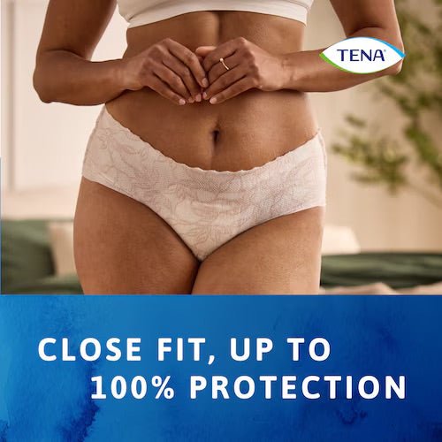 TENA Silhouette Plus Medium Low Waist White - 12 Pack - Discount Medical