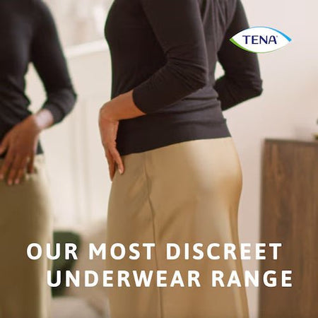 TENA Silhouette Plus Medium Low Waist White - 12 Pack - Discount Medical