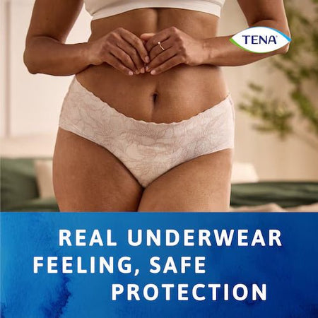 TENA Silhouette Plus Medium Low Waist White - 12 Pack - Discount Medical