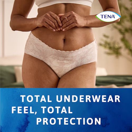 TENA Silhouette Plus Medium Low Waist White - 12 Pack - Discount Medical